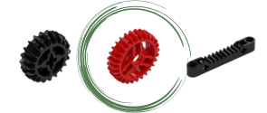 Technic, Gear / Ozubená kola a příslušenství