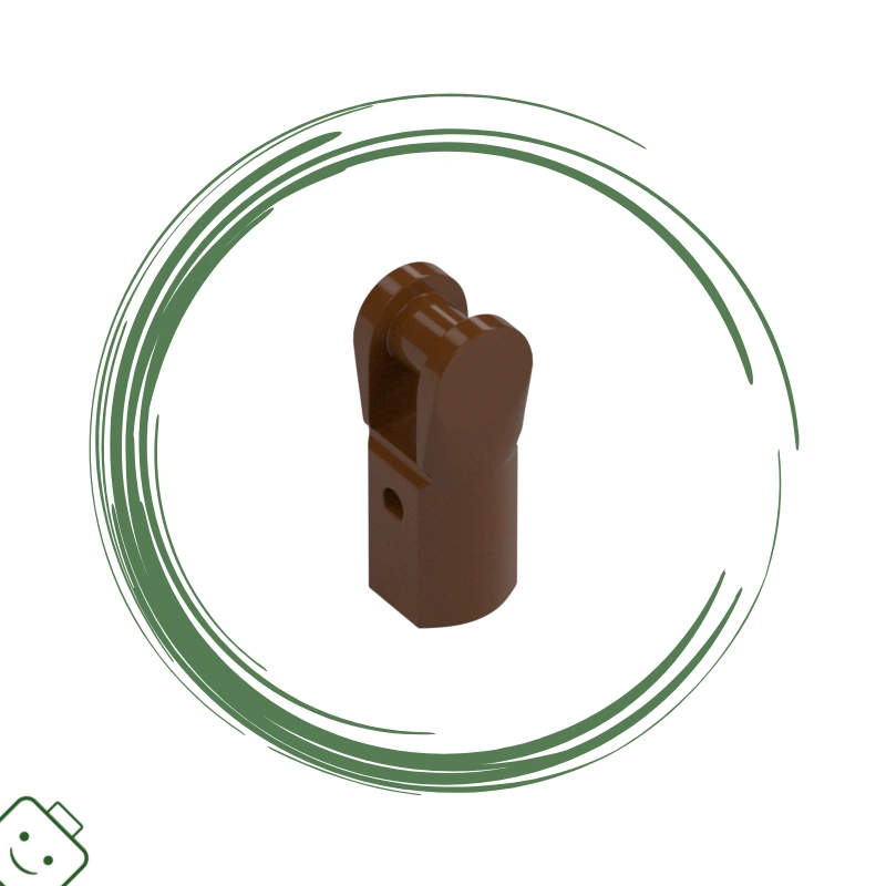 LEGO® dílek nový - Reddish Brown Bar Holder with Handle / 23443*78