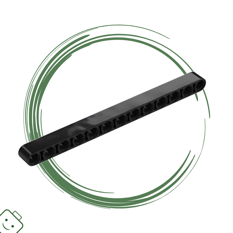 LEGO® dílek použitý - Black Technic, Liftarm Thick 1 x 13 / 41239#2