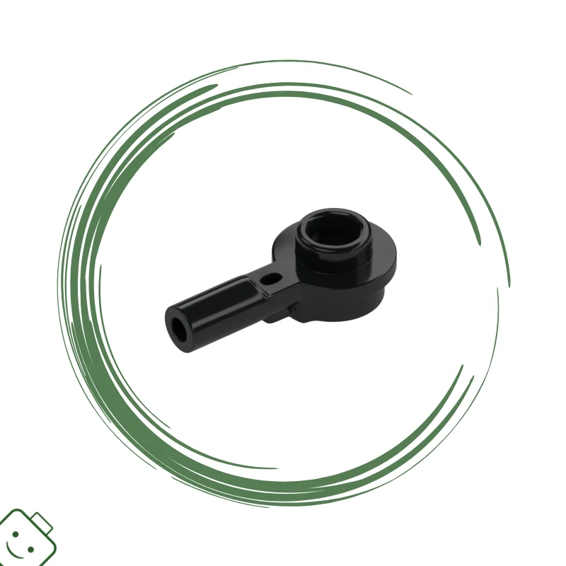 LEGO® dílek nový - Black Bar 1L with 1 x 1 Round Plate with Hollow Stud / 32828*2