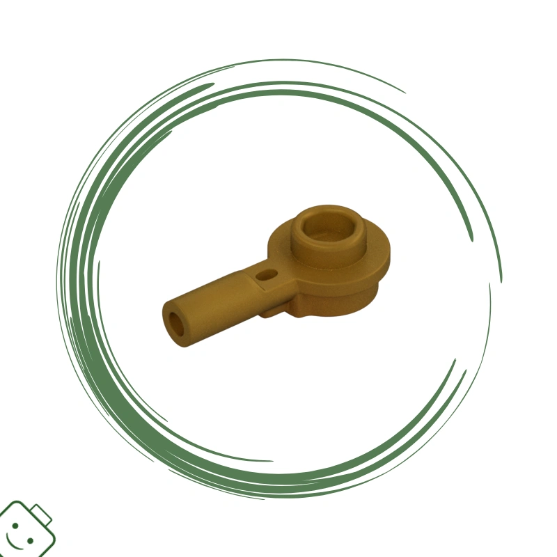 LEGO® dílek nový - Pearl Gold / Warm Gold Bar 1L with 1 x 1 Round Plate with Hollow Stud / 32828*141