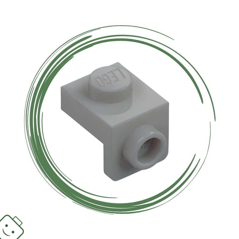 LEGO® dílek nový - Light Bluish Gray / Medium Stone Grey Bracket 1 x 1 - 1 x 1 / 36841*39