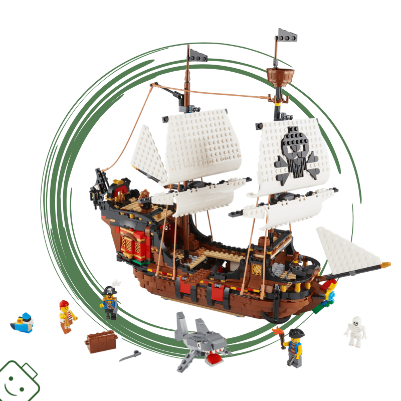 LEGO® Creator 3 v 1 Pirátská loď / 31109