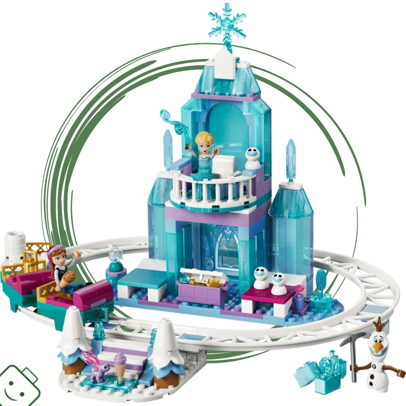 LEGO® Disney™ Elsin ledový palác a jízda na sněhu / 43281