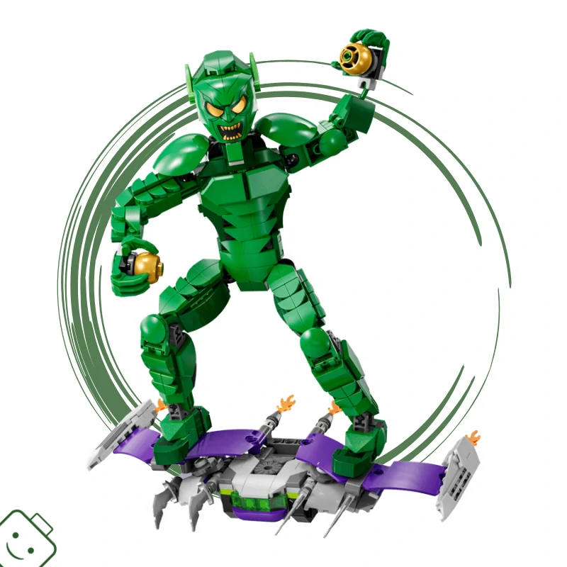 LEGO® Marvel Sestavitelná figurka: Zelený Goblin - obal 2. jakosti / 76284-x