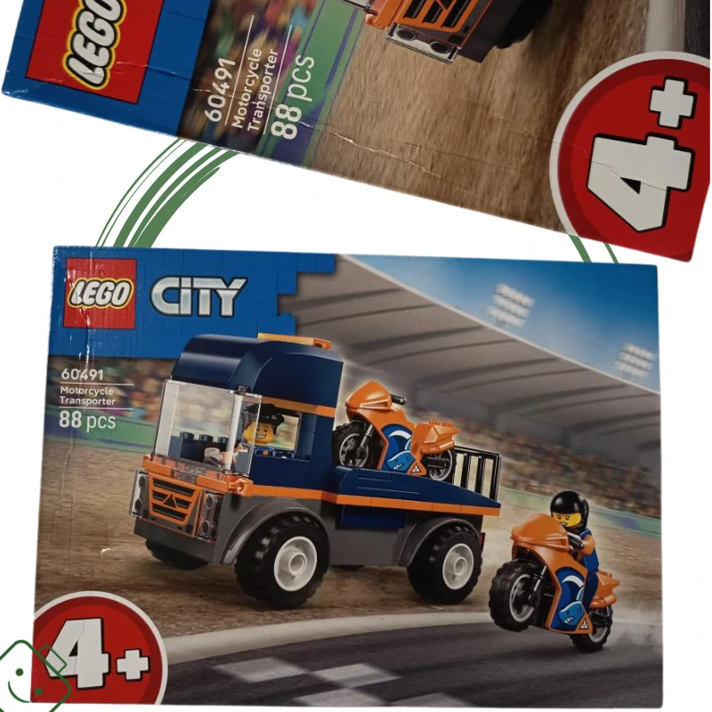LEGO® City Kamion na přepravu motorek - obal 2. jakosti / 60491-2