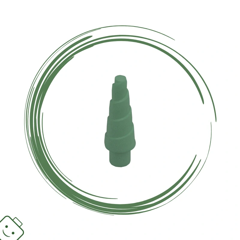LEGO® dílek nový - Sand Green Horn, Unicorn / Spiral / 89522*85