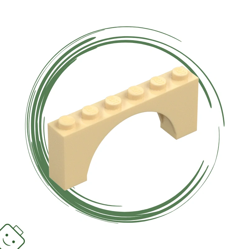 LEGO® dílek Arch 1 x 6 x 2 - Medium Thick Top without Reinforced Underside / 15254