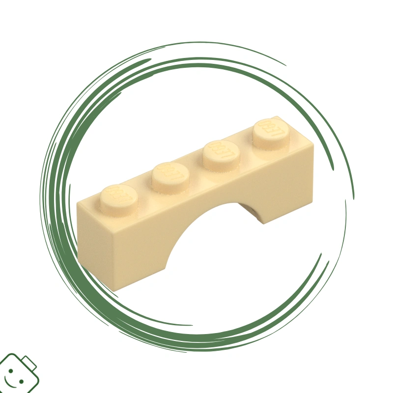 LEGO® dílek nový - Tan / Brick Yellow Arch 1 x 4 / 3659*90