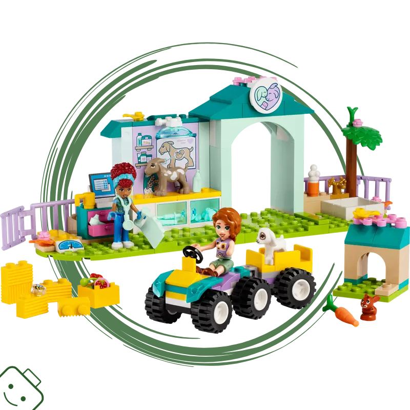 Lego® Friends Veterinární klinika pro zvířátka z farmy / 42632