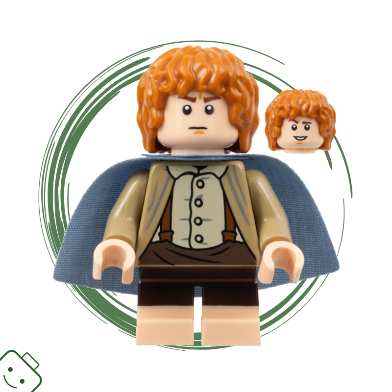 LEGO® minifigurka Pán prstenů Samvěd Křepelka (Samwise Gamgee - Sam) / 10316 lor113