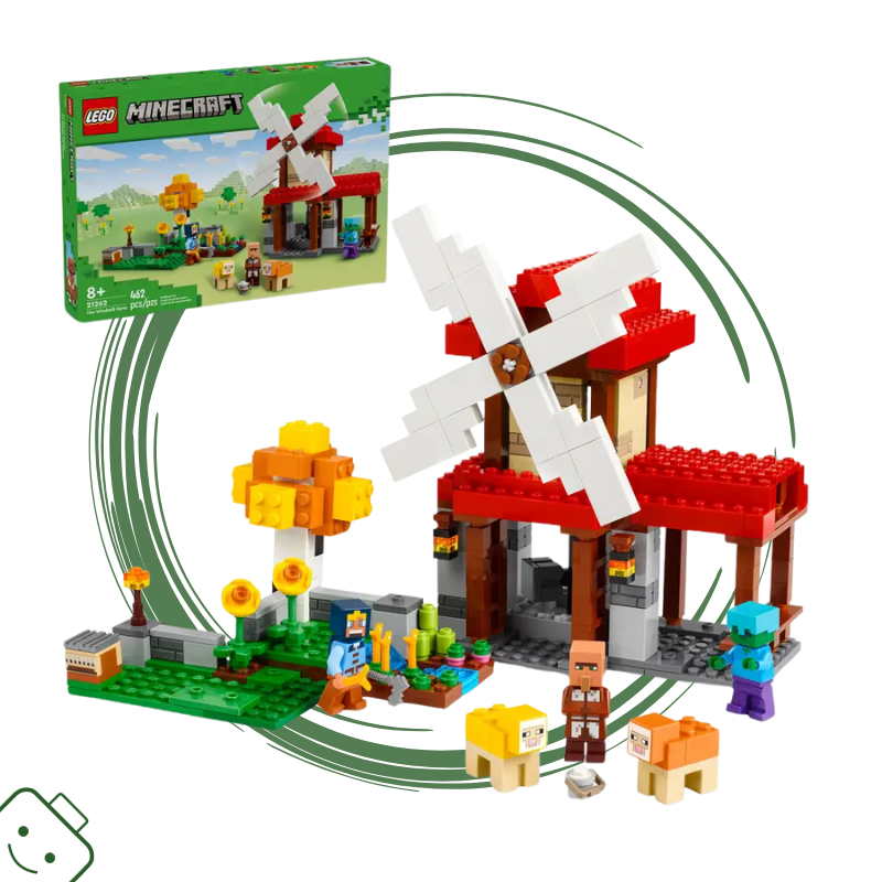 LEGO® Minecraft® Farma s větrným mlýnem / 21262