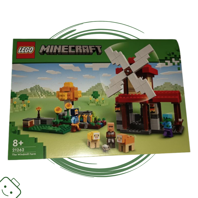 LEGO® Minecraft® Farma s větrným mlýnem - obal 2. jakosti / 21262-x