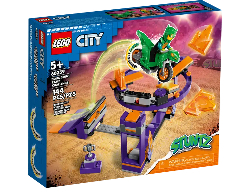 Lego® City Kaskadérská výzva s rampou a obručí / 60359
