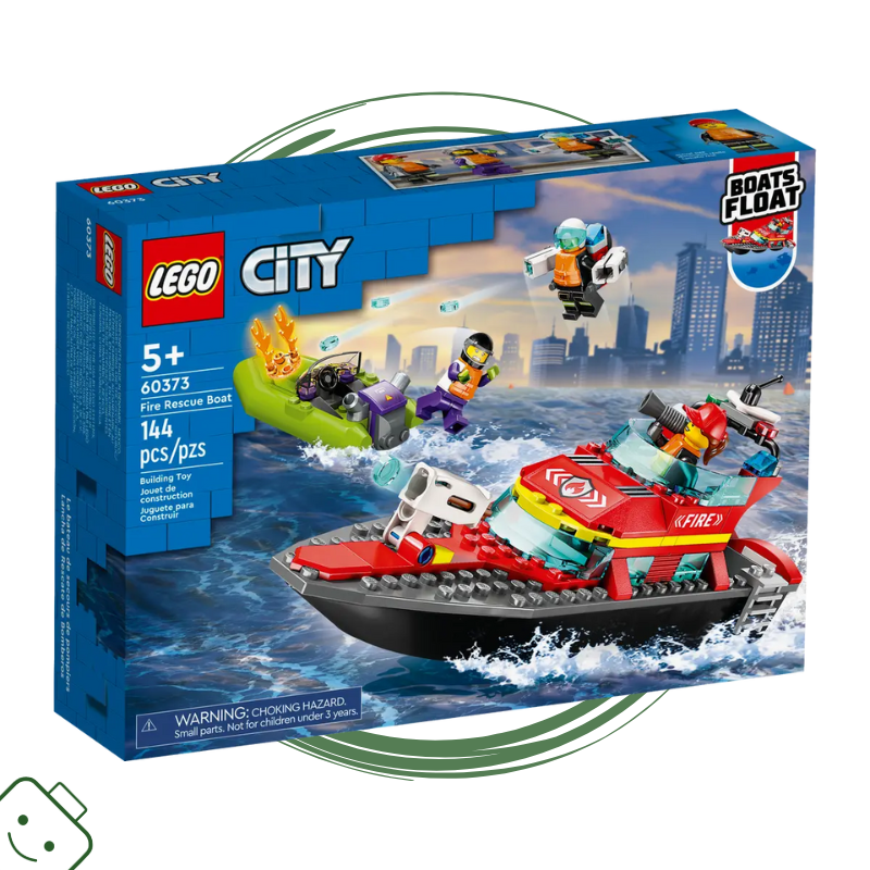 LEGO® City Hasičská záchranná loď a člun / 60373