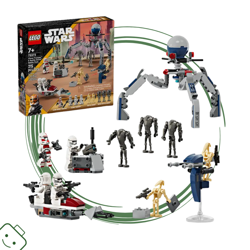 LEGO® Star Wars™ Bitevní balíček klonového vojáka a bitevního droida / 75372