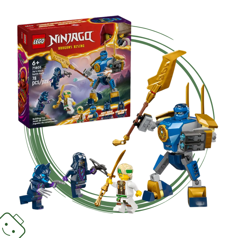LEGO® NINJAGO® Bojový balíček Jayova robota / 71805