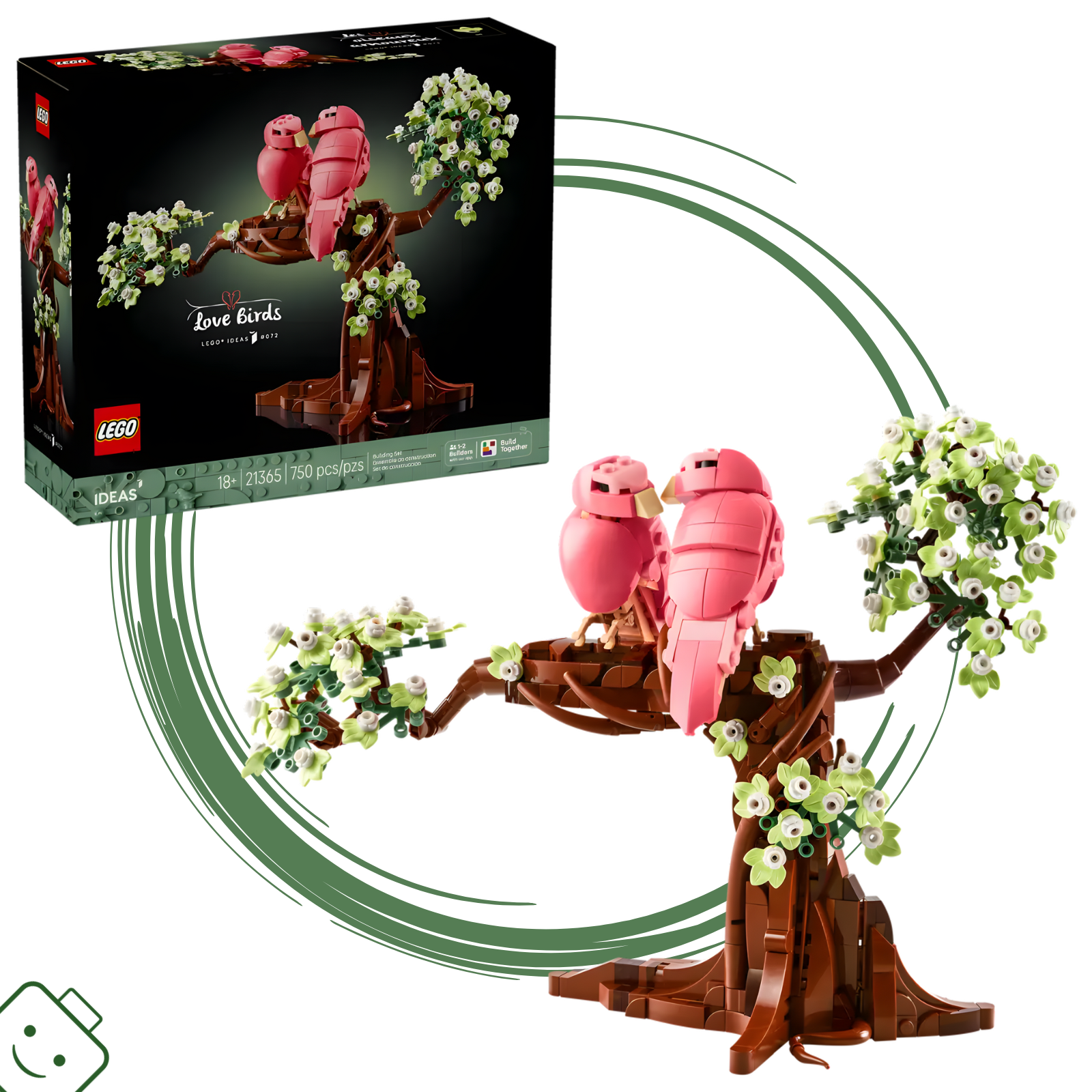 LEGO® Ideas Zamilovaní ptáčci / 21365