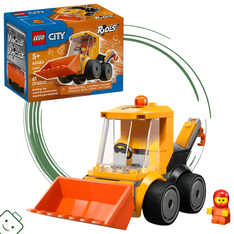 LEGO® City Autíčka – Stavební nakladač / 60483