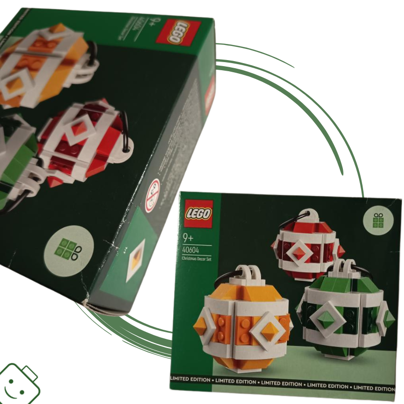 LEGO® Sada vánočních ozdob - limitovaná edice - obal 2. jakosti / 40604-x