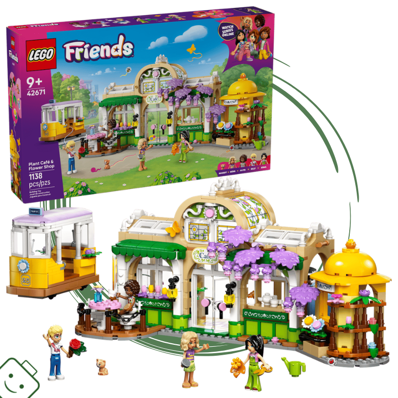 LEGO® Friends Kavárna plná rostlin a květinářství / 42671