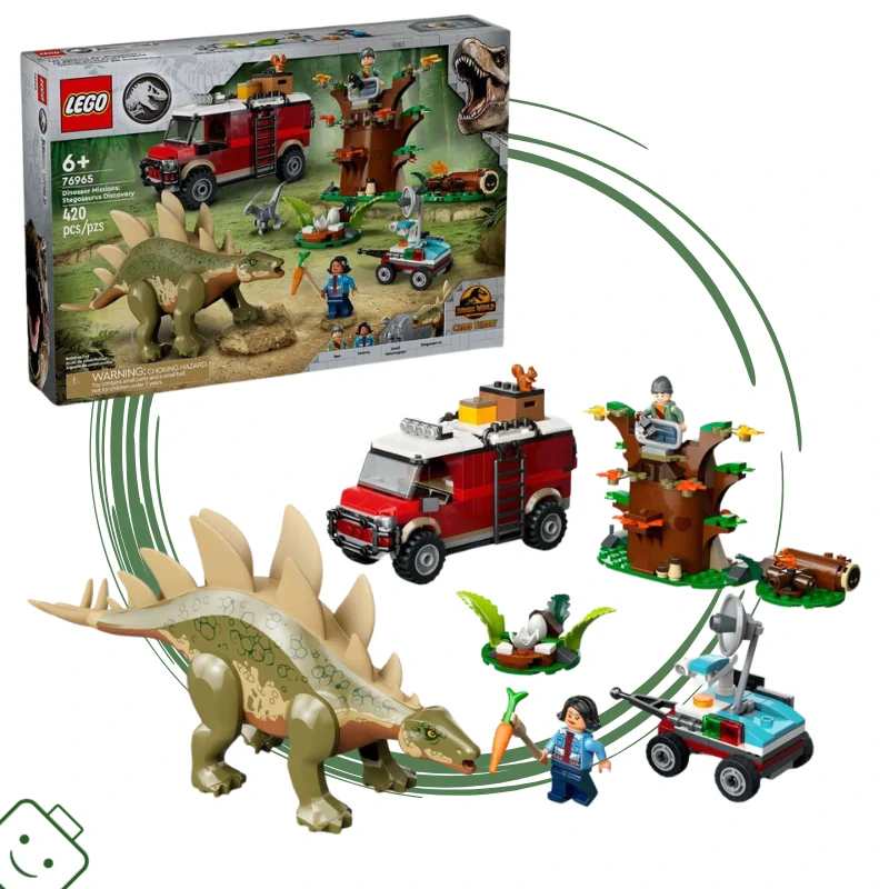 LEGO® Jurassic World™ Dinosauří mise: Objev stegosaura / 76965