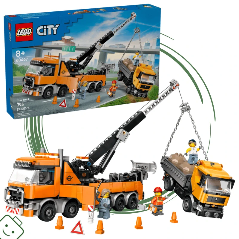 LEGO® City Výkonný vyprošťovací odtahový vůz s jeřábem / 60467