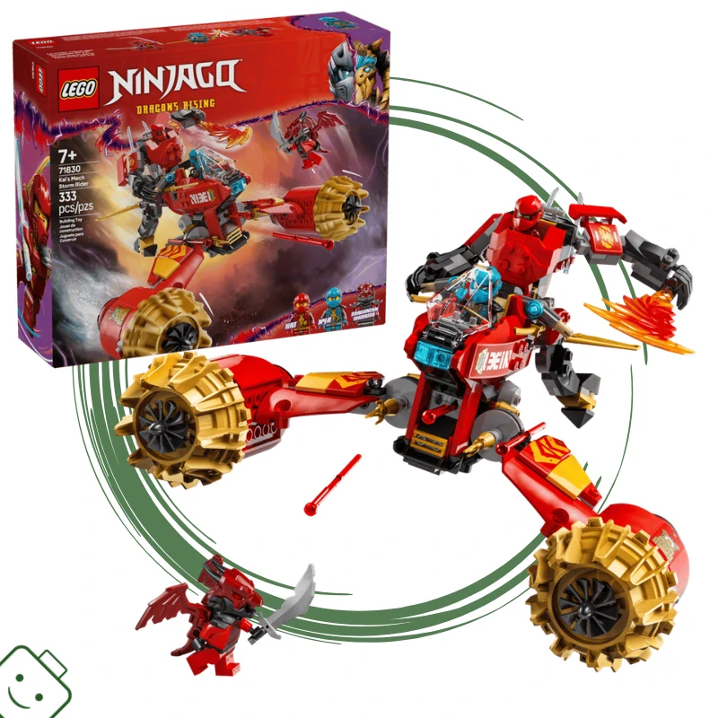 LEGO® NINJAGO® Kaiův bouřný jezdec a robot / 71830