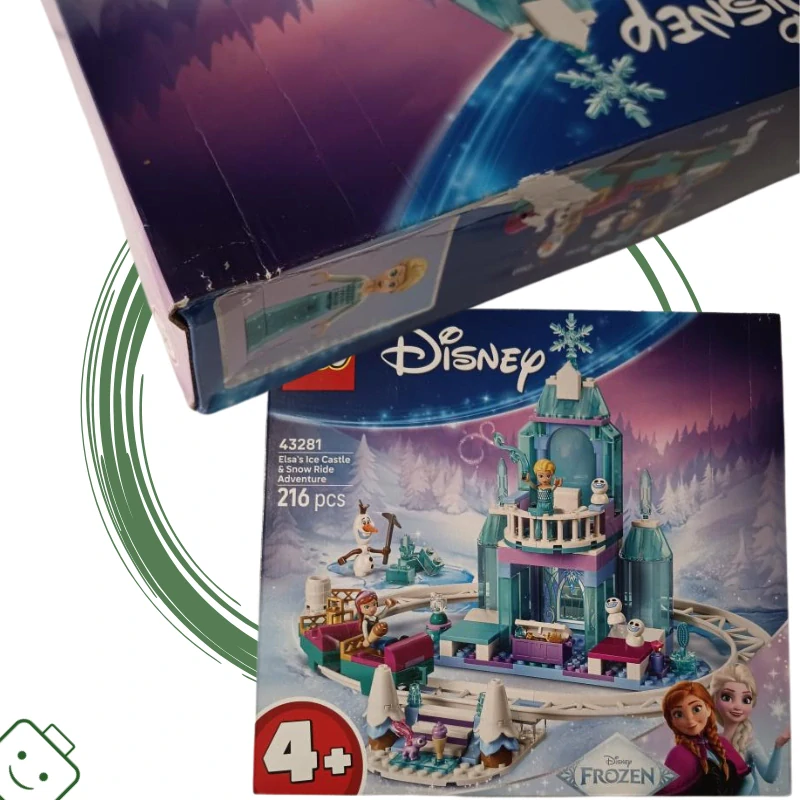 LEGO® Disney™ Elsin ledový palác a jízda na sněhu - obal 2. jakosti / 43281-x