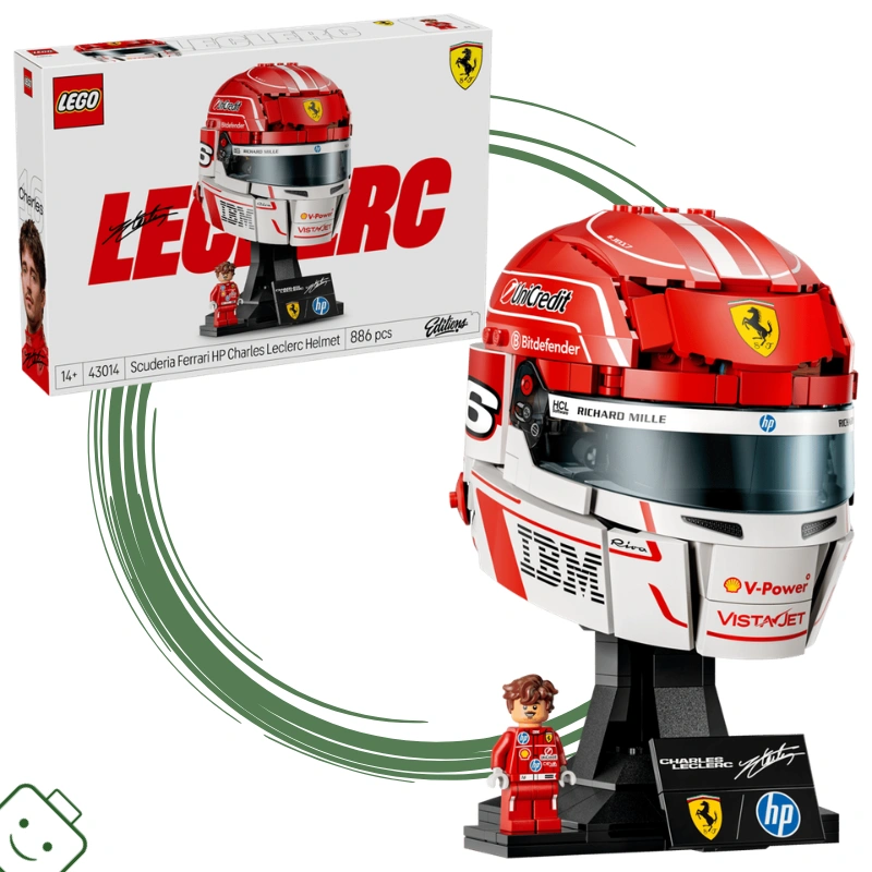 LEGO® Editions Helma Charles Leclerc ze Scuderia Ferrari HP / 43014