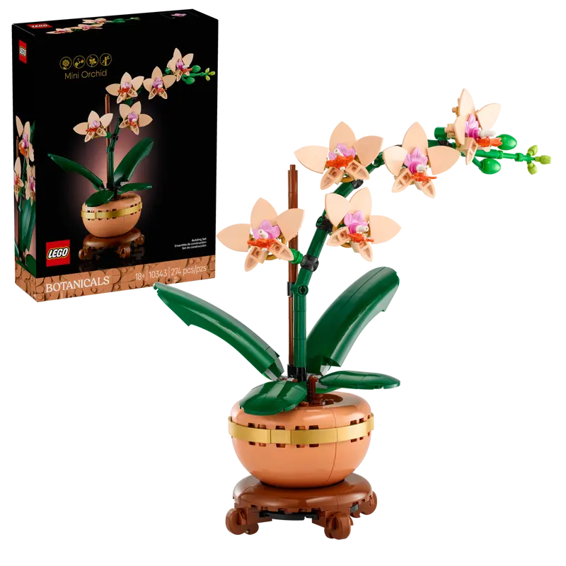LEGO® Botanicals Miniaturní orchidej / 10343