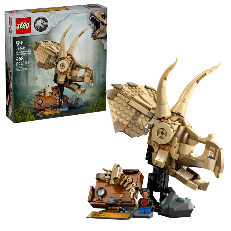 LEGO® Jurassic World™ Dinosauří fosilie: Lebka triceratopse / 76969