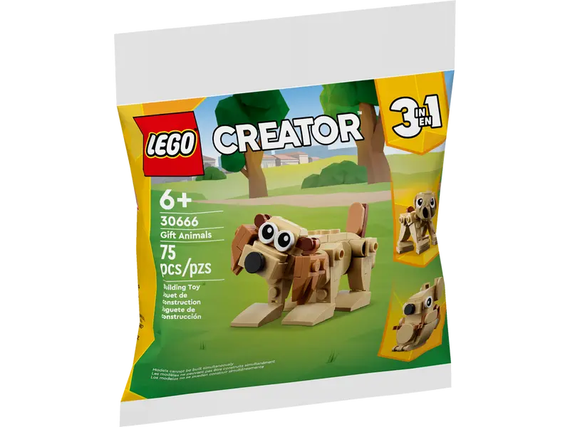 LEGO® Creator 3 v 1 Dárková zvířátka - limitovaná edice / 30666