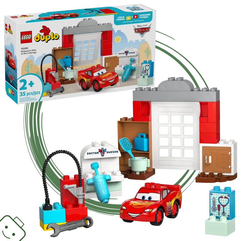 LEGO® DUPLO® McQueen a návštěva v garáži doktora Hudsona / 10456