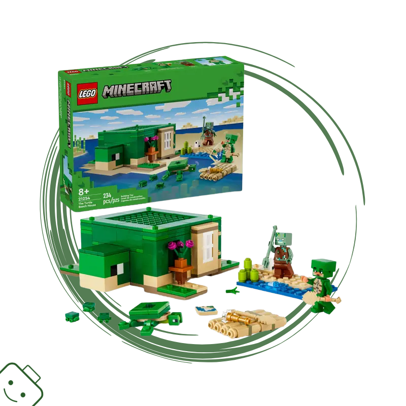LEGO® Minecraft® Želví domek na pláži / 21254