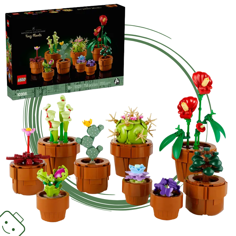 LEGO® Botanicals Miniaturní rostliny - obal 2. jakosti / 10329-4