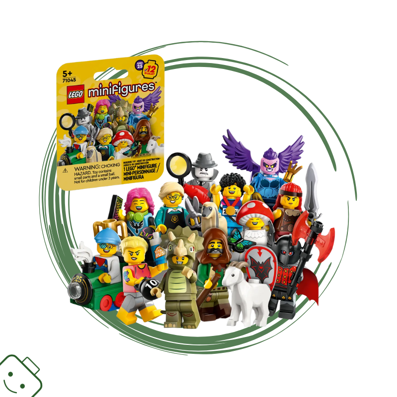 LEGO® minifigurka 25. série Nelítostná barbarka (Fierce Barbarian) / 71045-col25-11