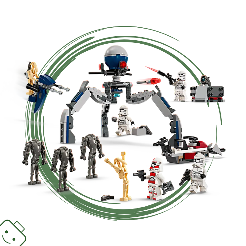LEGO® Star Wars™ Bitevní balíček klonového vojáka a bitevního droida / 75372