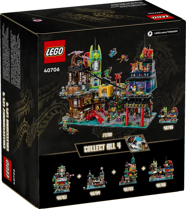 LEGO® NINJAGO® Miniaturní trhy v NINJAGO® City - limitovaná edice / 40706