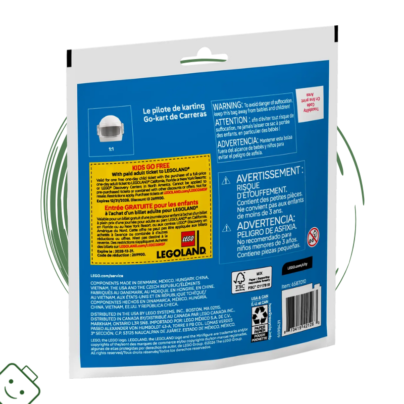 LEGO® City Závodník v motokáře / 30719