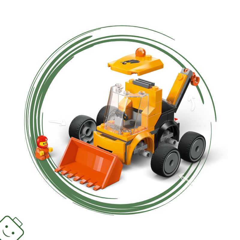 LEGO® City Autíčka – Stavební nakladač / 60483