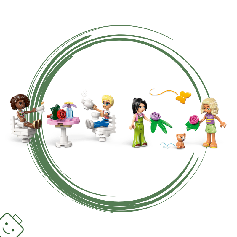 LEGO® Friends Kavárna plná rostlin a květinářství / 42671