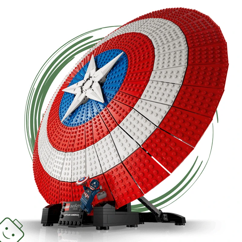 LEGO® Marvel Štít Kapitána Ameriky / 76262