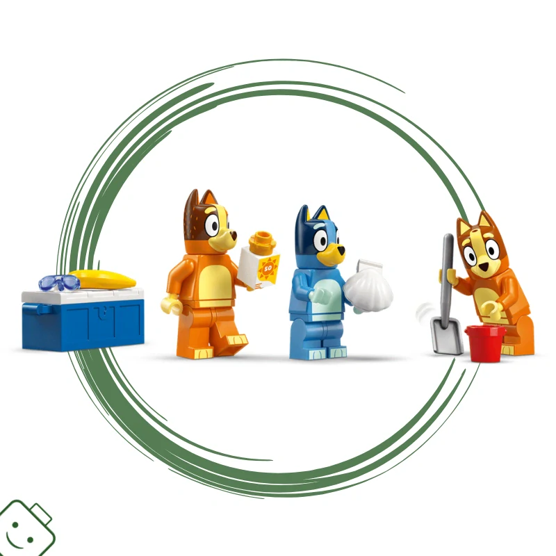 LEGO® Bluey - Bluey a rodinný výlet autem na pláž / 11202