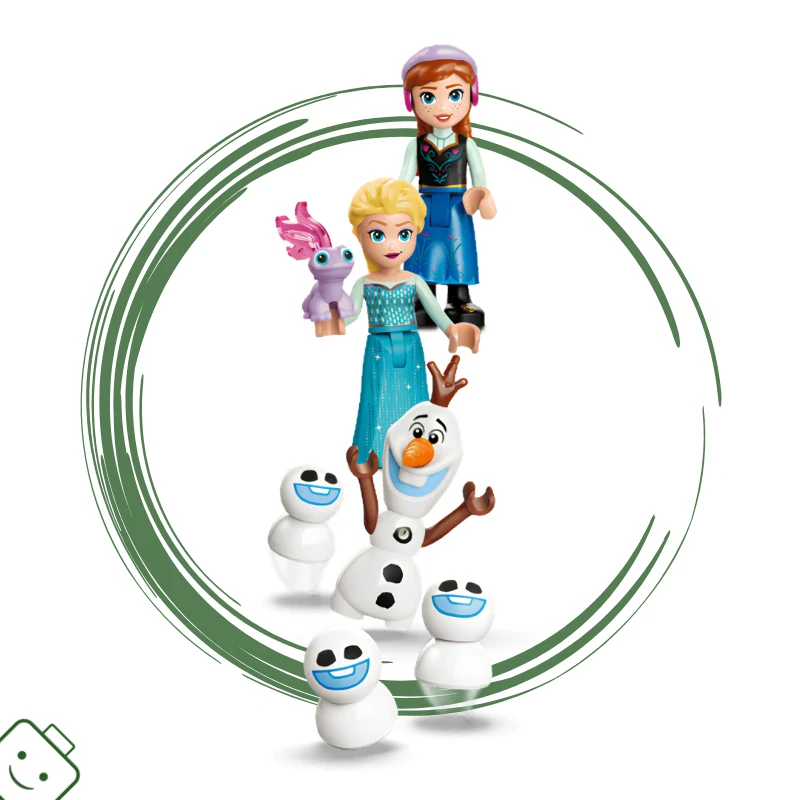 LEGO® Disney™ Elsin ledový palác a jízda na sněhu / 43281