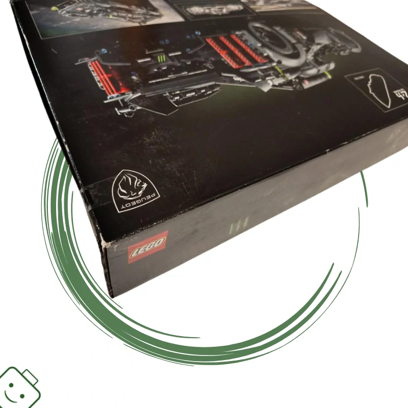 LEGO® Technic PEUGEOT 9X8 24H Le Mans Hybrid Hypercar - obal 2. jakosti / 42156-x
