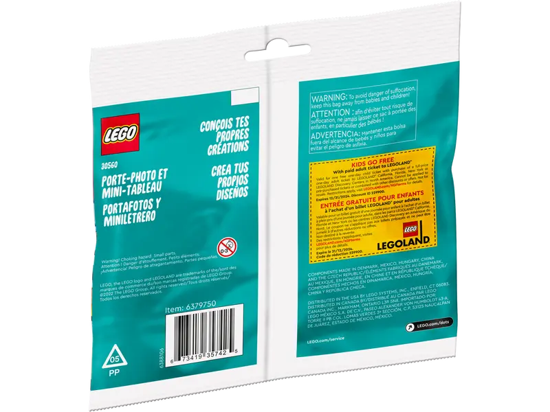 LEGO® DOTS Stojánek na fotku a malá nástěnka – ananas - limitovaná edice / 30560