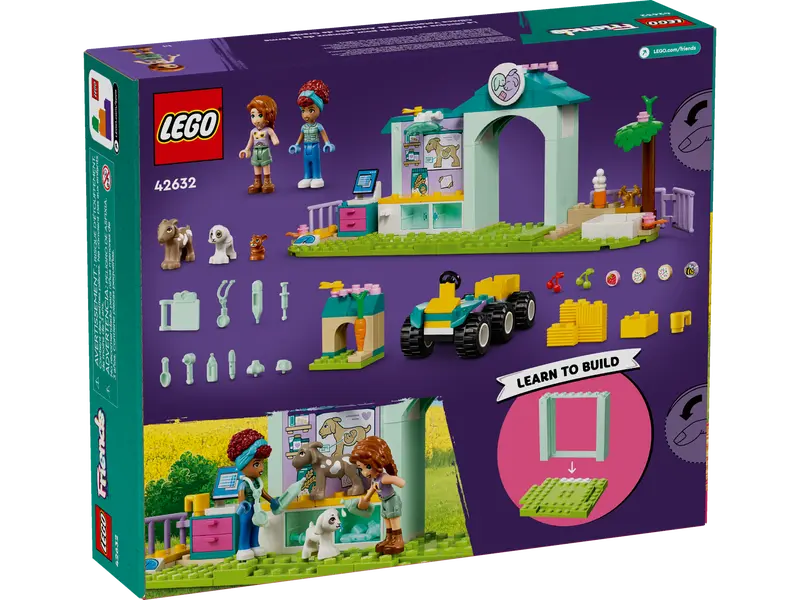 Lego® Friends Veterinární klinika pro zvířátka z farmy / 42632