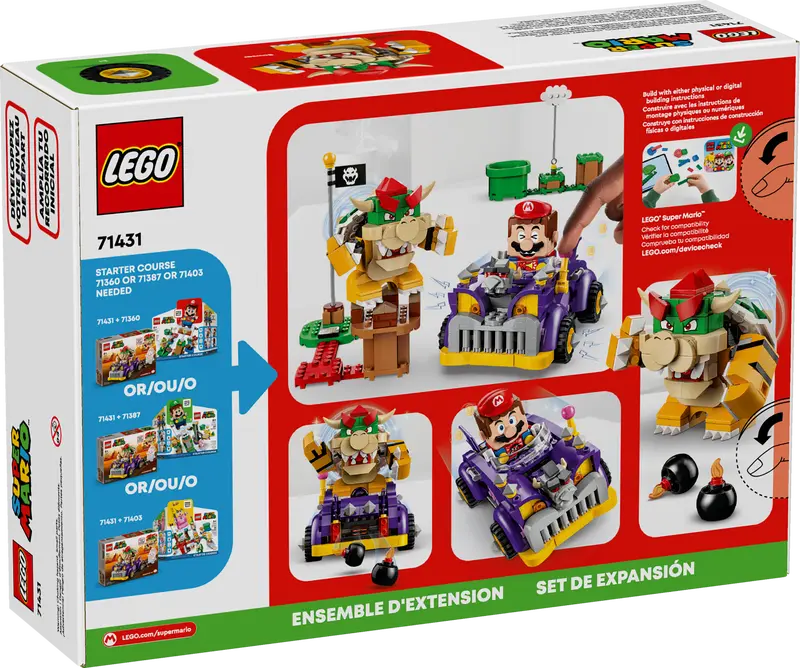 LEGO® Super Mario™ Bowserův sporťák – rozšiřující set / 71431