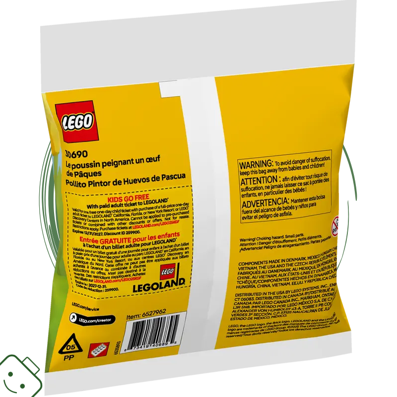 LEGO® Kuřátko a malování velikonočních vajíček - limitovaná edice / 30690